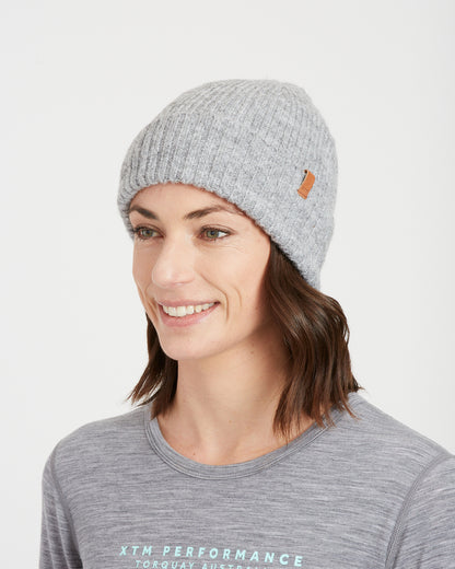 Cloud Nine Wool-Blend Recycled-Poly Womens Beanie