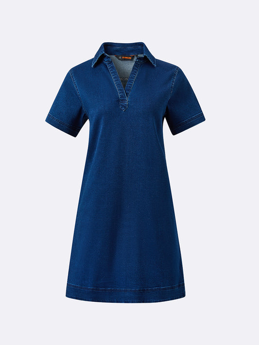 Flores Travel Denim Dress Womens