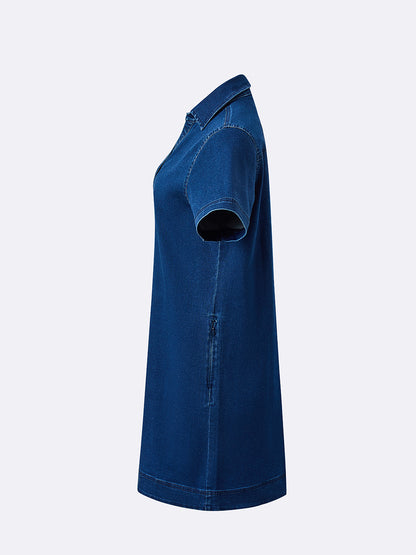 Flores Travel Denim Dress Womens