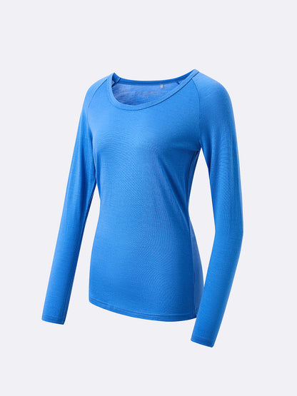 Merino 180 Maracha Long Sleeve Scoop Crew Womens