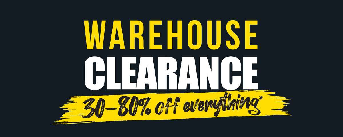 Warehouse Clearance: 30-80% Off Everything