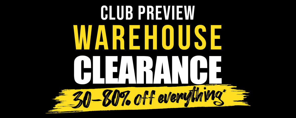 Warehouse Clearance: 30-80% Off Everything