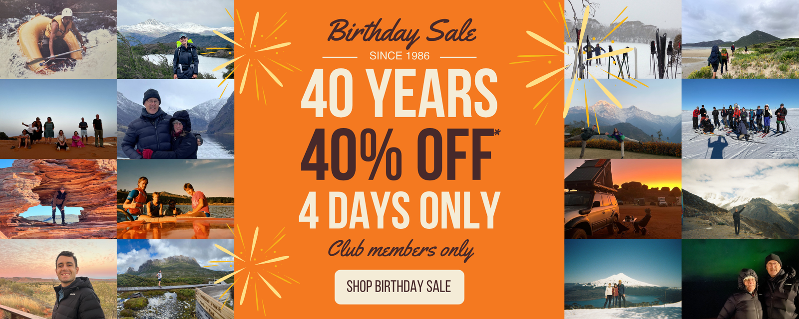 40th Birthday Sale: 40% Off, 4 Days Only