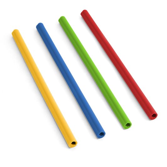 Silicone Straws - 4 Pack